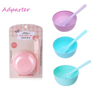 Bộ dụng cụ tự trộn mặt nạ gồm bát kèm muỗng