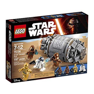 Lego Star Wars  75136 - khoang chứa trốn thoát của rô bốt