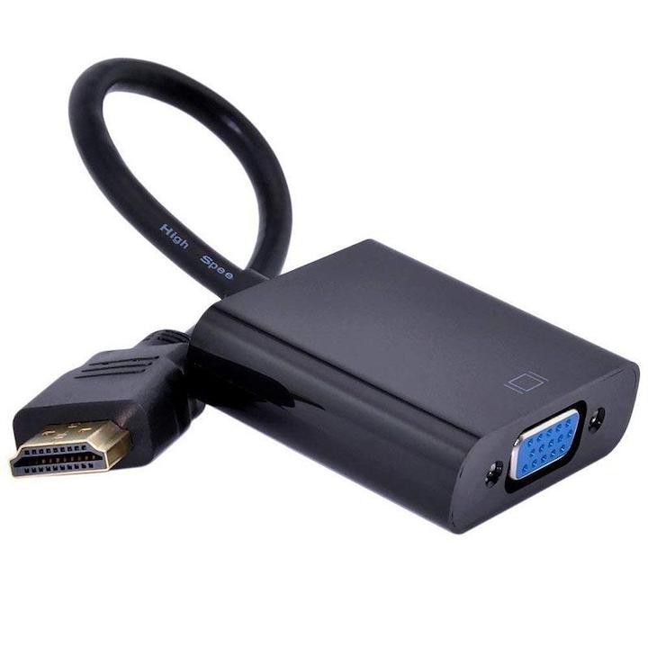 Cáp chuyển đổi VGA ra HDMI - Dây đổi VGA ra HDMI chuyên dụng đổi hình ảnh laptop ra máy chiếu