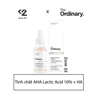 [ZONE 22] Tinh chất AHA The Ordinary - Lactic Acid 10% + HA