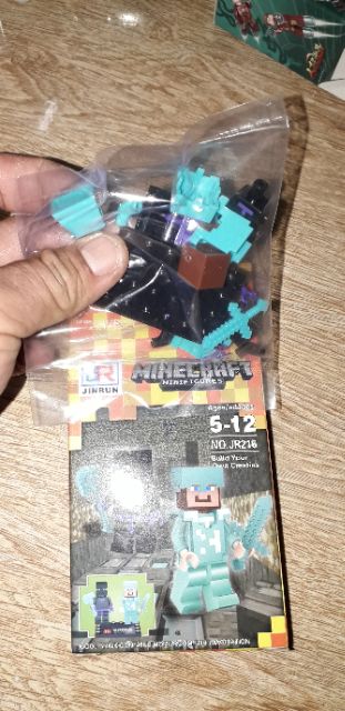 Lắp ráp 1 hộp LegoMineCraff 2 trong 1 JR216