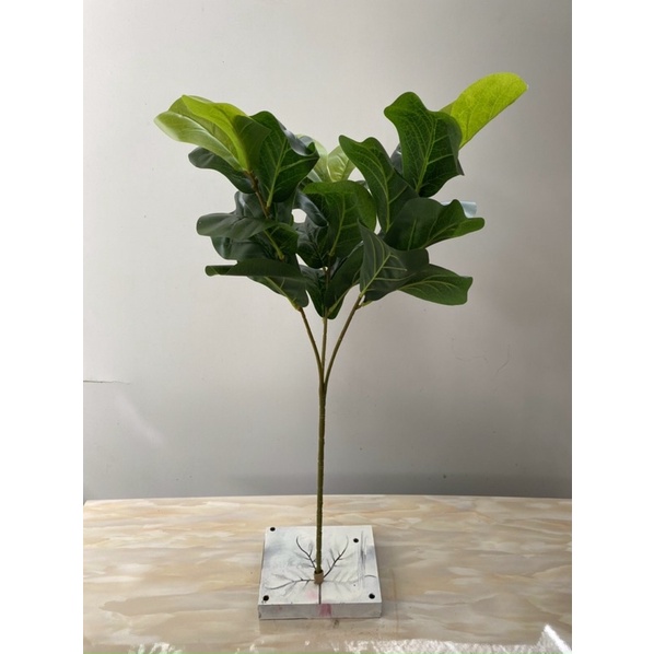 Hoa giả trang trí_cây cảnh giả cây bàng sing 75cm