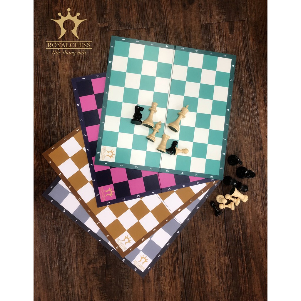 Bộ cờ vua tiêu chuẩn thi đấu WB  ROYALCHESS bàn  40cm*41cm