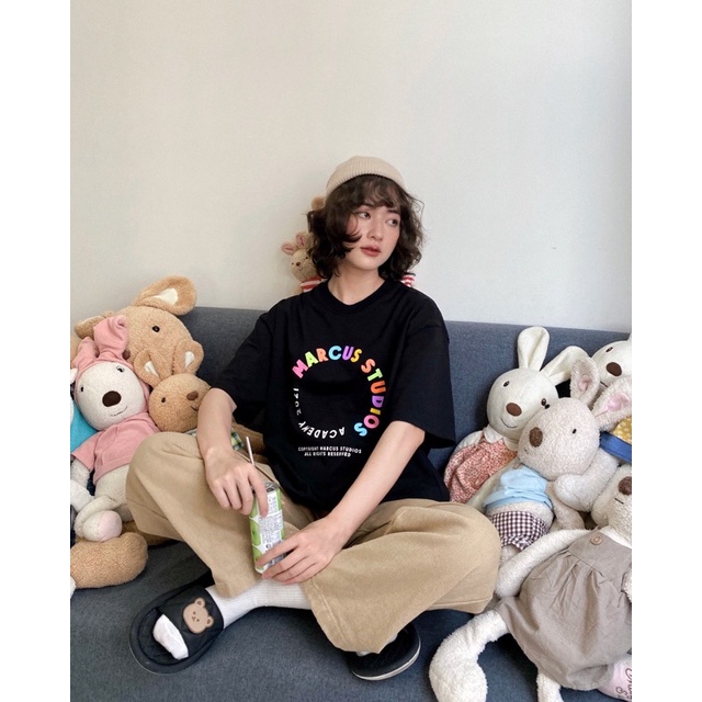 Áo thun phông cotton hai chiều PALETTES MAICUS basic nam nữ unisex form rộng tay lỡ oversize Local Brand