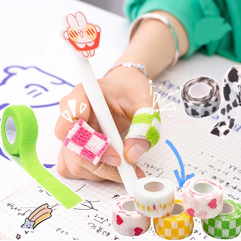 Băng Quấn Bảo Vệ Ngón Tay Bằng Vải Không Dệt Co Giãn Chống Thấm Nước Thông Dụng