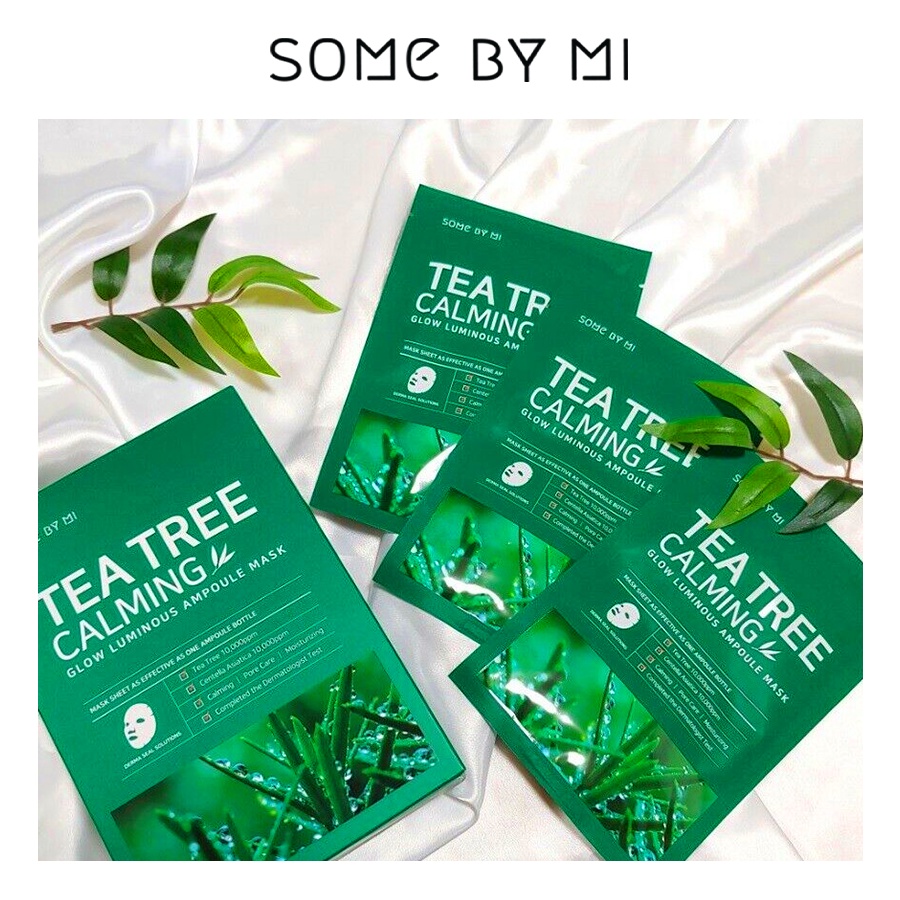 Mặt Nạ Chiết Xuất Tràm Trà Làm Dịu Da, Giảm Mụn Some By Mi Tea Tree Calming Sheet Mask 25g