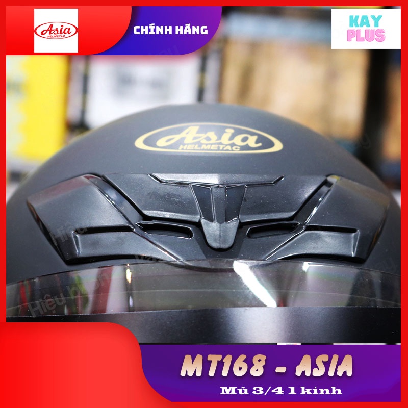 Mũ bảo hiểm 3/4 1 kính Asia MT168
