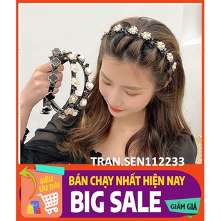 Bờm cài tóc phong cách nữ Hàn Quốc điệu đà