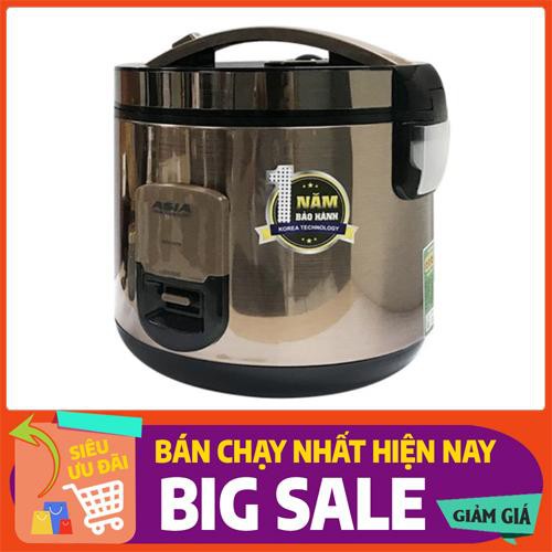 Nồi cơm điện  1.8L Asia nắp gài sang trọng bền đẹp