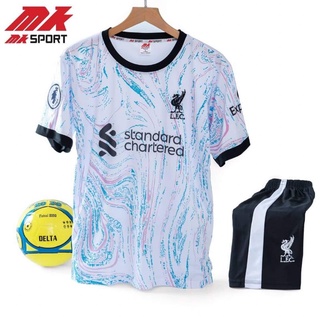 Bộ áo đấu clb liverpool trắng 2023 sân khách