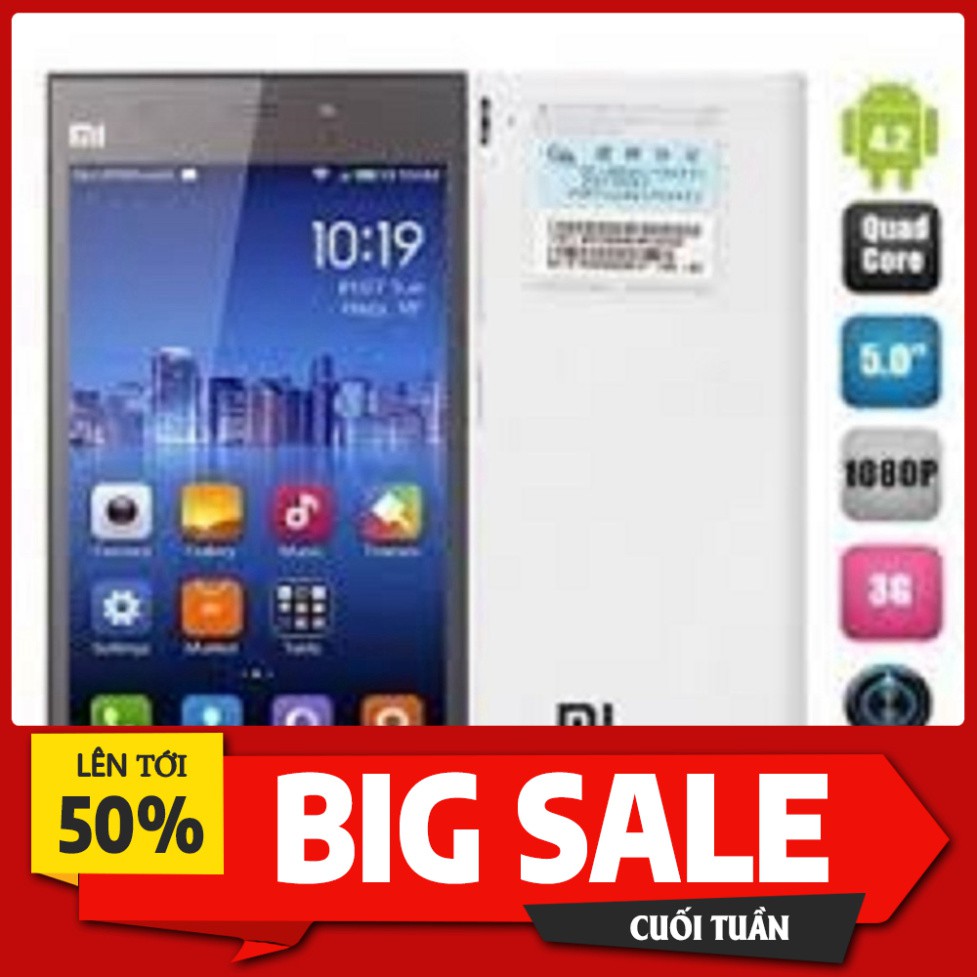 HOT HOT [ SMARTPHONE GIÁ RẺ ] điện thoại Xiaomi Mi 3 - Xiaomi Mi3 mới (2GB/16G) - Chơi PUBG/Liến Quân mượt HOT HOT