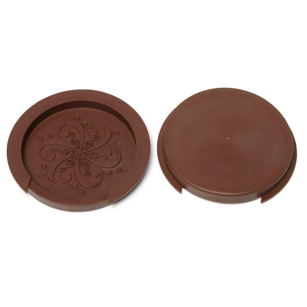 GOGOUP Khối Chặn Lỗ Âm Thanh Bằng Silicon Màu Đen Nhỏ Gọn Cho Đàn Guitar