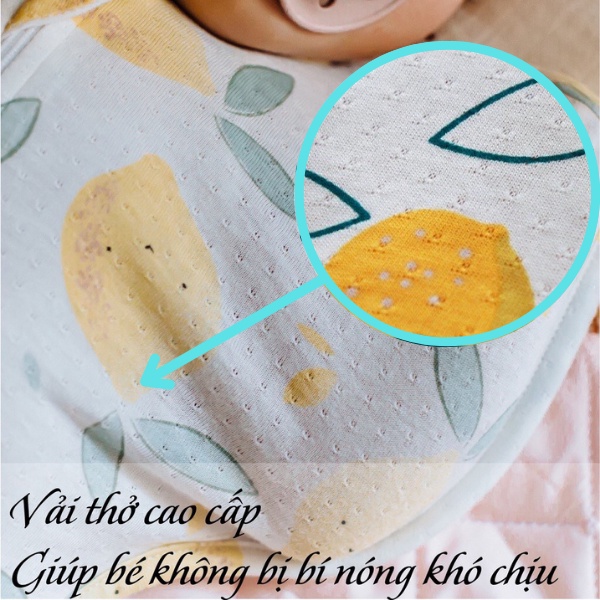 Nhộng chũn, ủ kén hở chân cho bé OME chính hãng Hàn Quốc - Kén ngủ cao cấp sử dụng chất liệu vải co giãn đa chiều