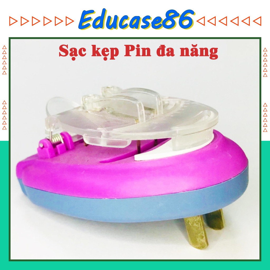 Sạc đa năng chân kẹp điện thoại 1 ĐỔI 1 NOKIA, SAMSUNG ,V....V Educase86