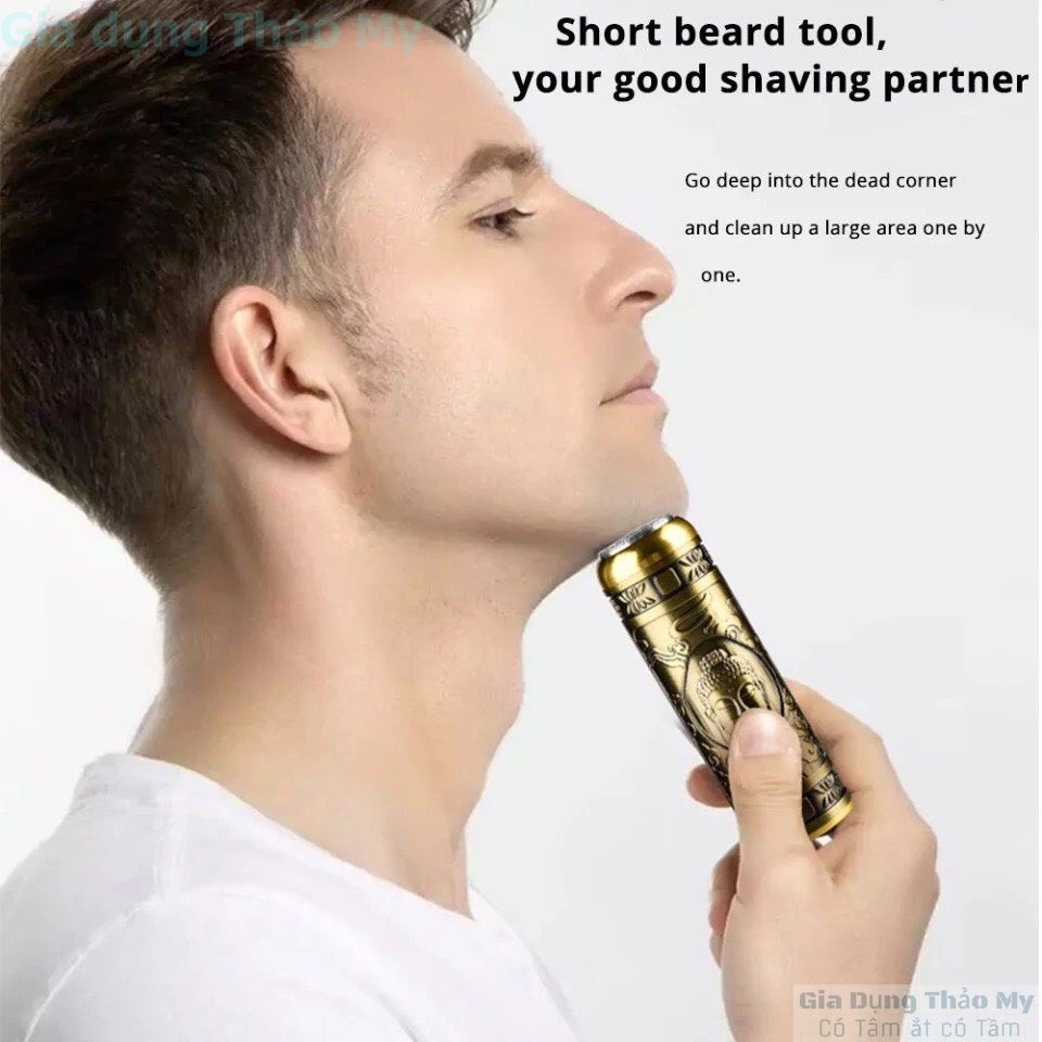Máy cạo râu sạc điện đa năng sạc USB,  máy cạo râu khô mini nhỏ gọn dễ mang theo người, máy cạo râu cho nam