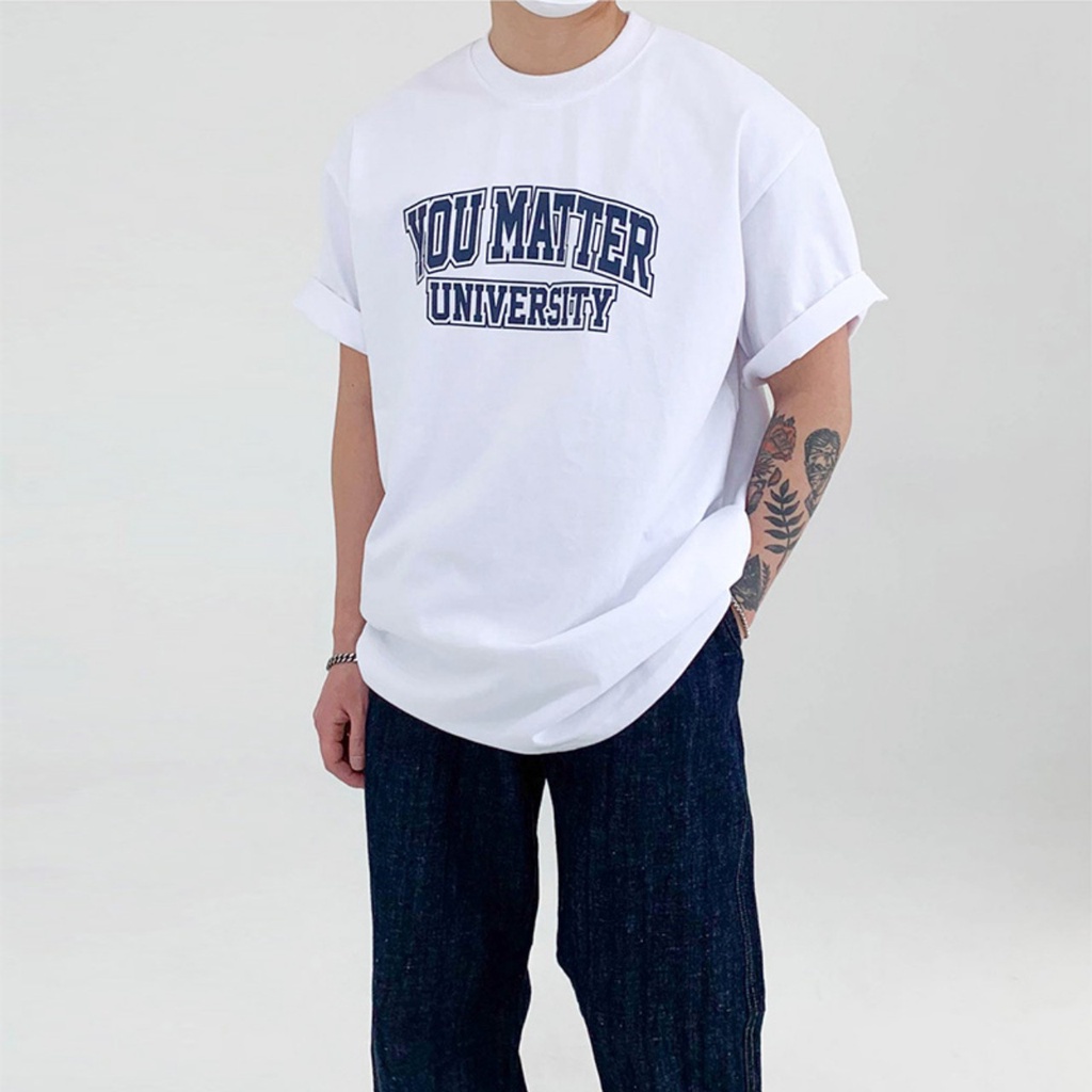 Áo Phông Hè Cổ Tròn YOU MATTER Cotton Mềm Mịn Thoáng Mát Hoạt Động Thoải Mái