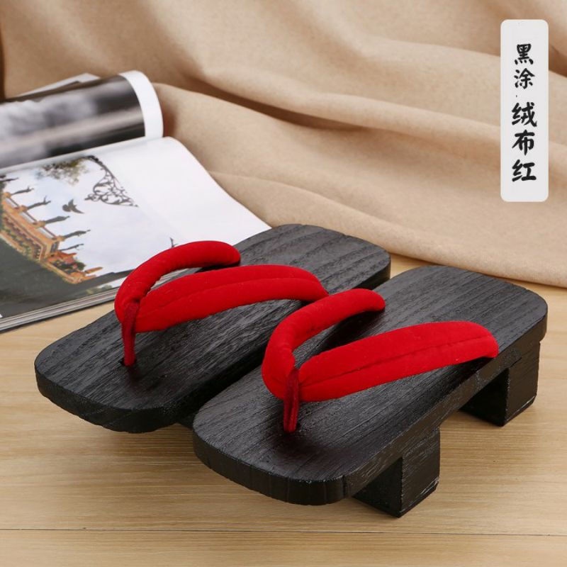 Guốc geta quai đỏ size 36