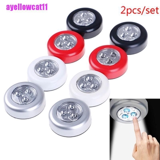 2 Đèn Led 3 Bóng Có Công Tắc Gắn Tường / Tủ Bếp