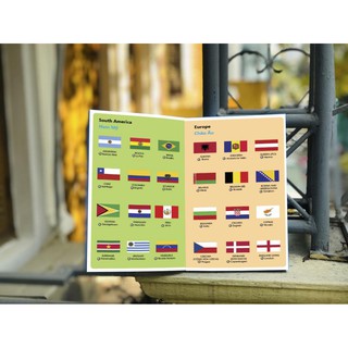 Sách - 198 Flags - Quốc kỳ các nước