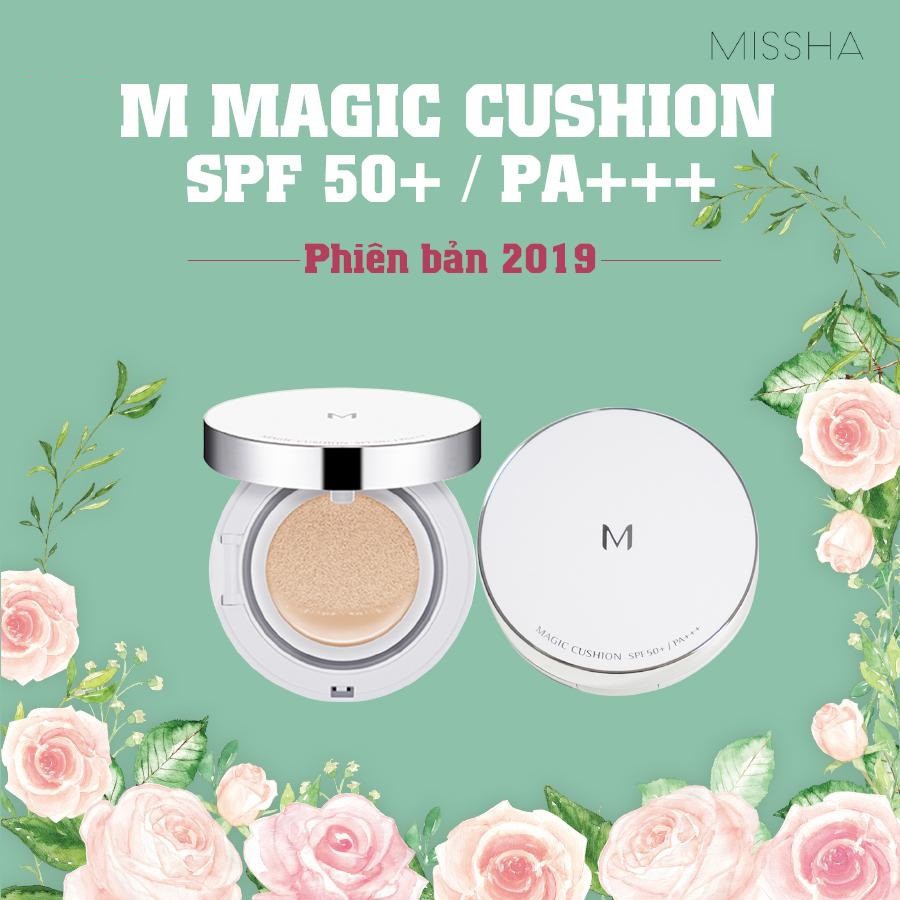 Phấn Nước MISSHA M Che Khuyết Điểm Hoàn Hảo, Kiềm Dầu Cushion SPF 50+ PA+++ 15g | BigBuy360 - bigbuy360.vn