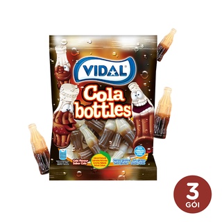 Kẹo dẻo dành cho bé hình chai coca dễ thương Vidal Tây Ban Nha 100g