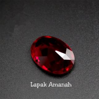 Đá Ruby Hình Oval Màu Đỏ