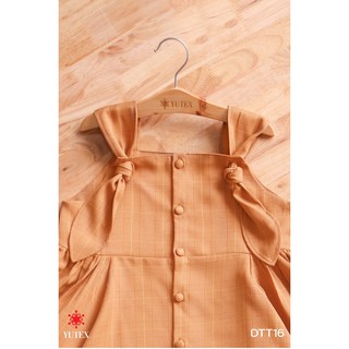 Đầm xòe cột dây vai-DTT16