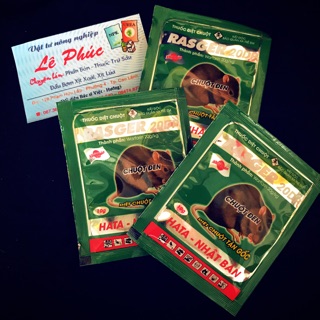 Thuốc diệt chuột Nhật Rasger dạng bột trộn mồi 10g