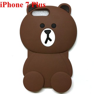Ốp lưng dẻo hình gấu cho iPhone 6 , 6s / iPhone 6 PLUS, 6s PLUS / iPhone 7 / iPhone 7 Plus