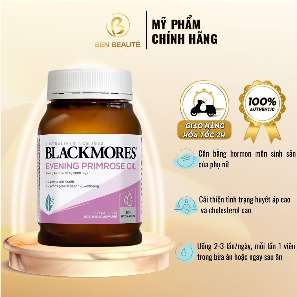Viên Uống Tinh Dầu Hoa Anh Thảo Blackmores Evening Primrose Oil 190 Viên
