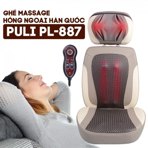 Ghế Massage Hồng Ngoại Hàn Quốc Puli PL-887 Cao Cấp