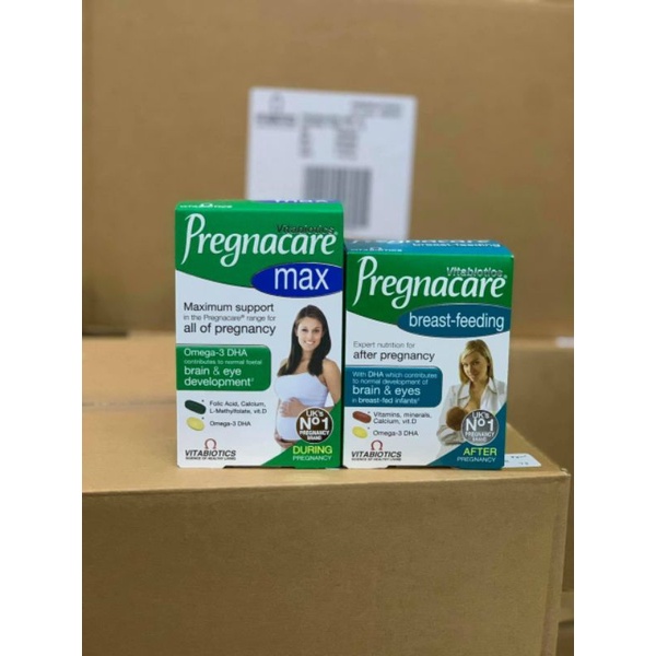 Vitamin bầu Anh Pregnacare max 84v