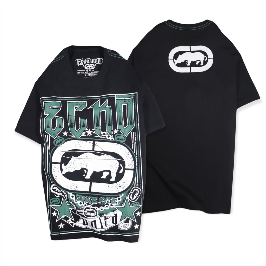 Áo thun Ecko chất liệu vải cotton tay ngắn form unisex dành cho nam và nữ