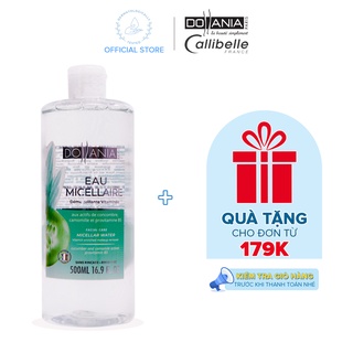 Nước tẩy trang Dollania làm sạch sâu chiết xuất Dưa Leo và Vitamin B5 Soin Visage Eau Micellaire Vitaminée 250ml