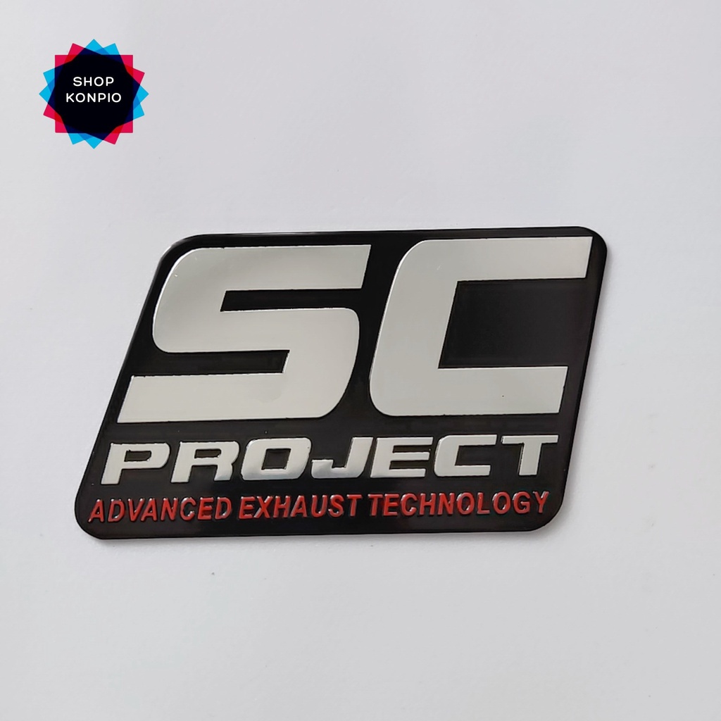 Tem Nhôm Dán Pô SC PROJECT Cao Cấp Cho Xe Máy Chịu Nhiệt Chống Thấm Nước