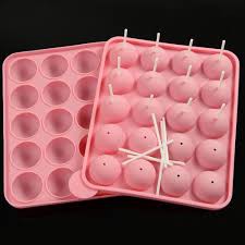 Khuôn silicone cake pop 20 hình tròn