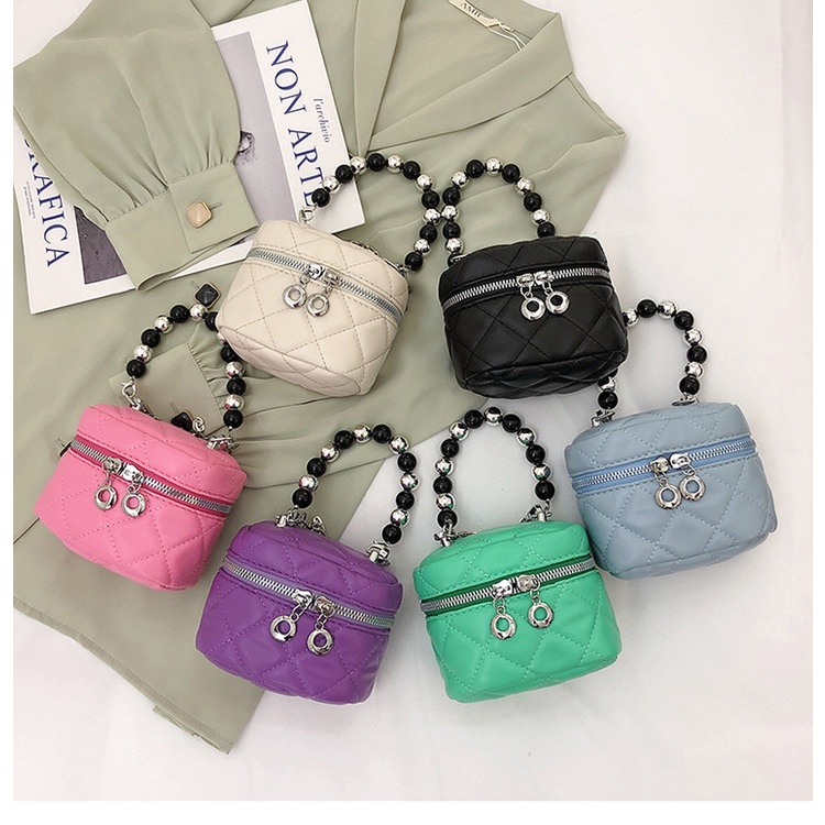 Túi đeo chéo quai xỏ hạt mini thời trang 2022 xinh xắn cho nữ