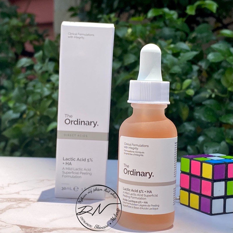 Tinh chất Tẩy da chết The ordinary Lactic Acid 5% + HA