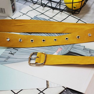 Dây thắt lưng hình vuông bằng nhung cho nữ