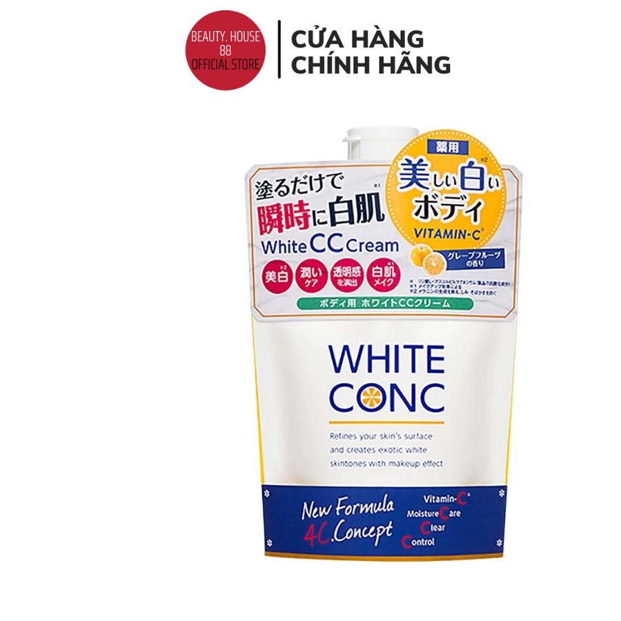 Sữa Dưỡng Thể Trắng Da Chống Nắng White Conc Cc Cream 200g