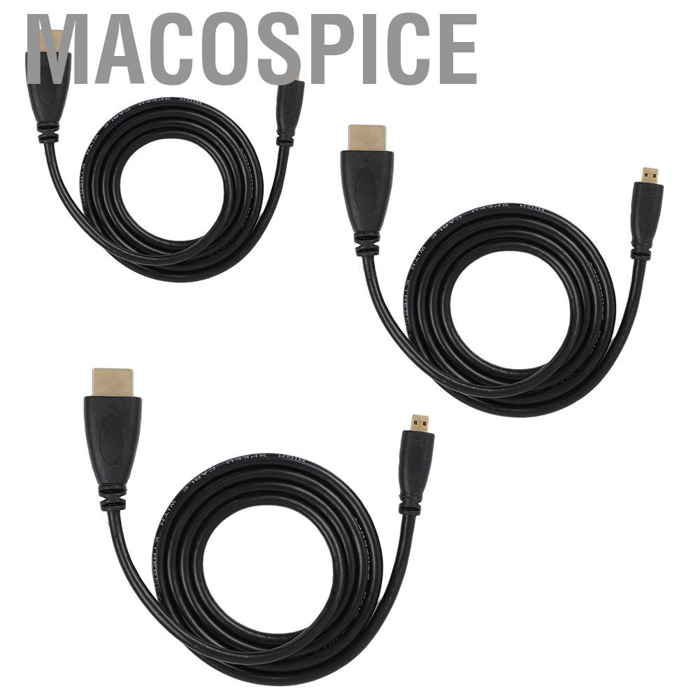 Cáp Chuyển Đổi Từ Macospice Micro Sang Hdmi 1440p / 1080p / 1080i / 720p / 480p Cho Raspberry Pi 4b