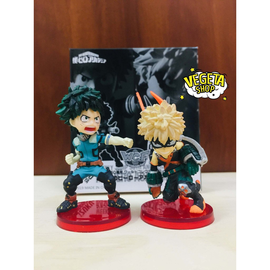 Mô hình My Hero Academia - Mô hình Học viện siêu anh hùng - Midoriya Izuku & Bakugo Katsuki - WCF - Cao 6cm - Full box