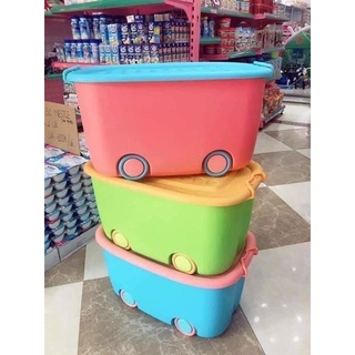 Thùng ô tô đựng đồ đa năng có bánh xe