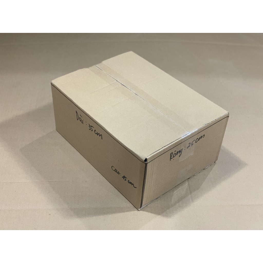 Combo 10 Hộp carton 35x25x15, thùng carton 3 lớp chuyên đóng gói hàng hoá, vận chuyển đồ đạc