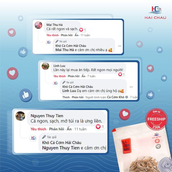 Cá cơm nguyên con Hải Châu size nhỏ  A1 250g.