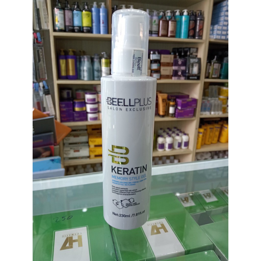 Gel Tạo Kiểu Tóc BeellPlus Keratin Memory Style 230ml