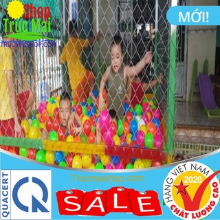 Đồ chơi bóng nhựa Việt Nam cho bé size lơn 10cm - An toàn, sáng tạo và giúp phát triển trí tuệ cho nhà bóng khu vui choi