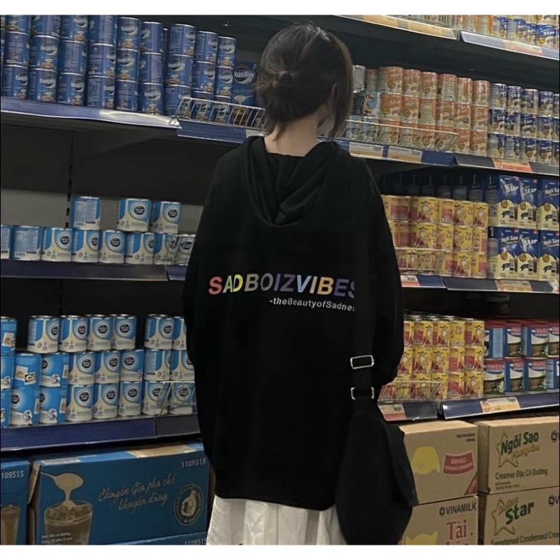 ÁO HOODIE DÂY KÉO SADBOIZ 7 MÀU SAIGONCOLOR