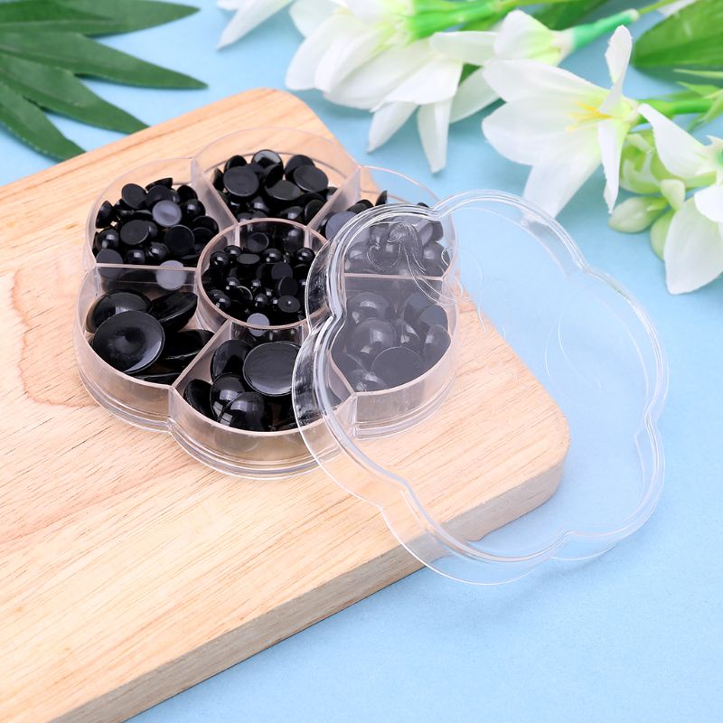 Mắt Nhựa An Toàn Cho Búp Bê 226 Cái 6mm 8mm 10mm 12mm 14mm 16mm 18mm DIY