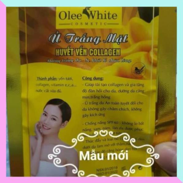 Ủ trắng huyết yến collagen